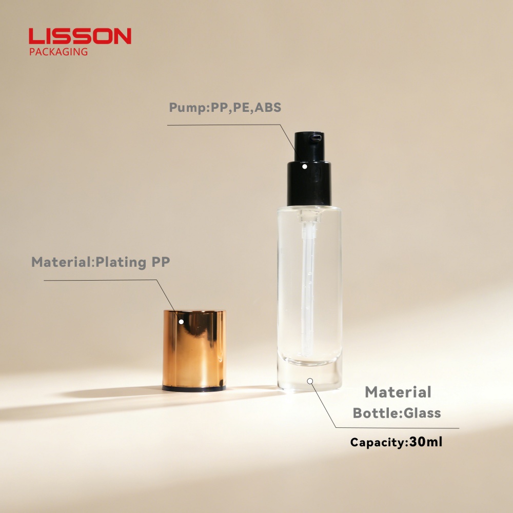 Luxury 30ml Round Glass Lotion Bottle Luxury 30ml Round Glass Lotion Bottle