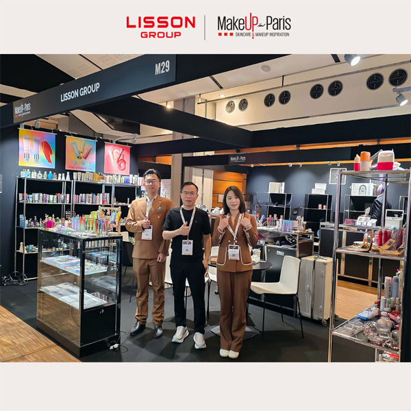 A LISSON Packaging destaca suas competências em embalagens de vidro personalizadas após o sucesso na MakeUp Paris 2026.