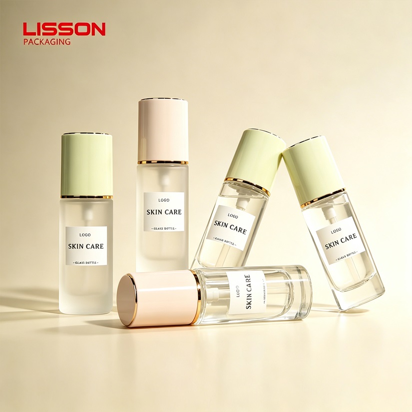 Cosmetic Glass Bottle Set Cosmetic Glass Bottle Set
