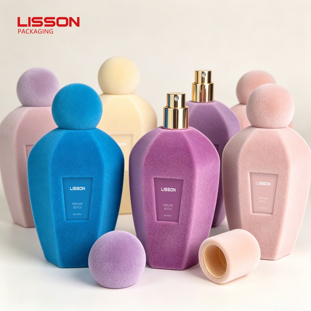 Luxury Velvet Glass Perfume Bottle
