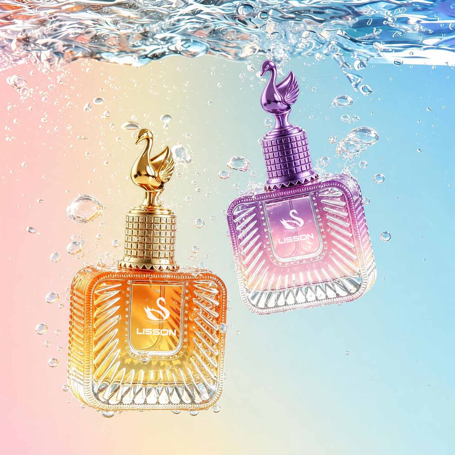 Swan Shape Perfume Bottle