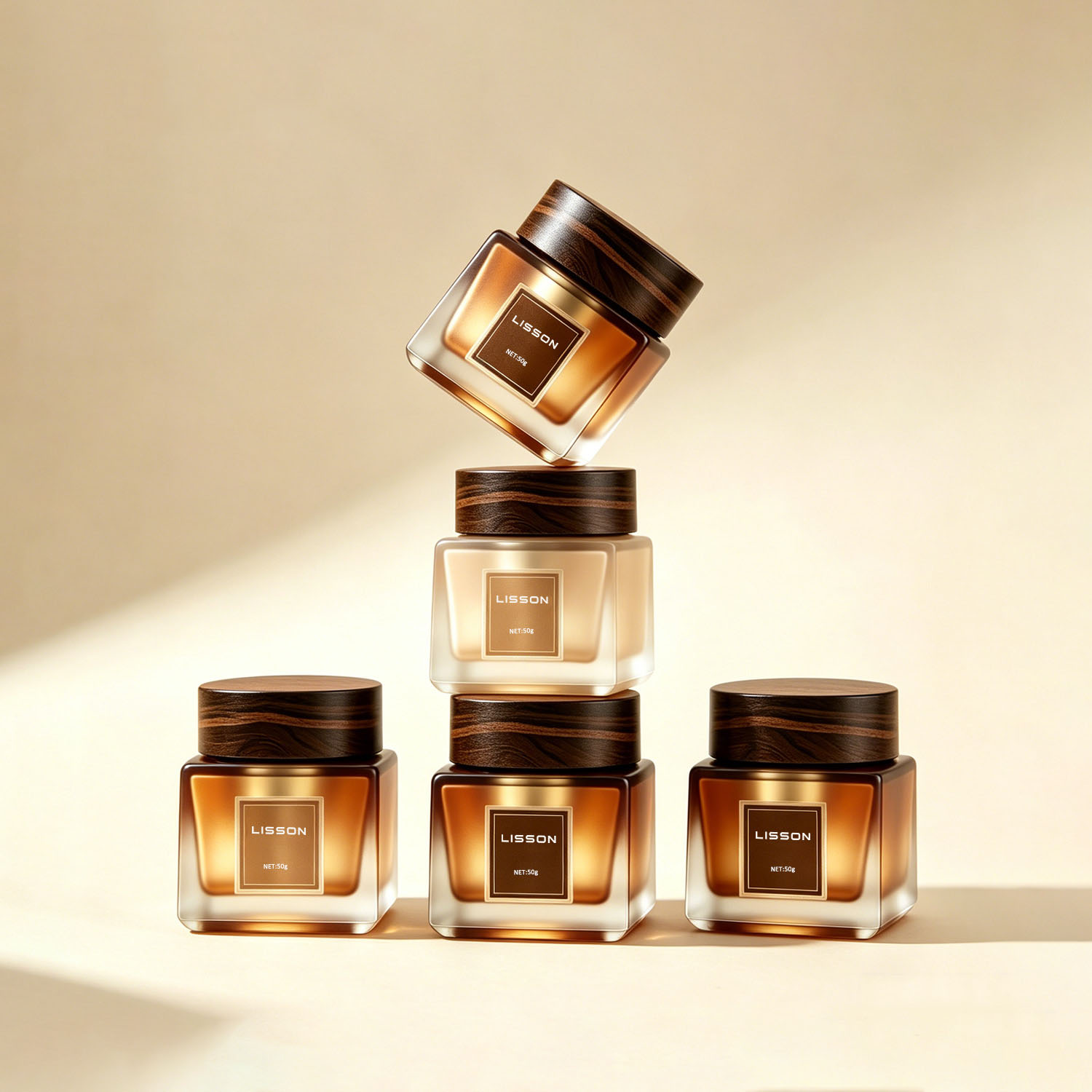 Quanta personalização é possível para frascos de vidro para cosméticos?