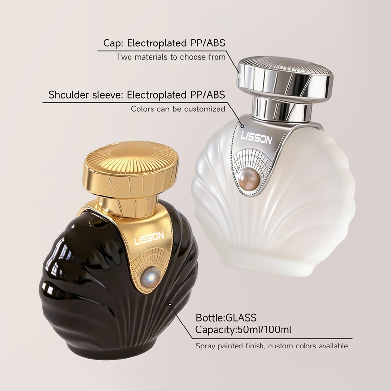 Shell-Shaped Perfume Glass Bottle Shell-Shaped Perfume Glass Bottle