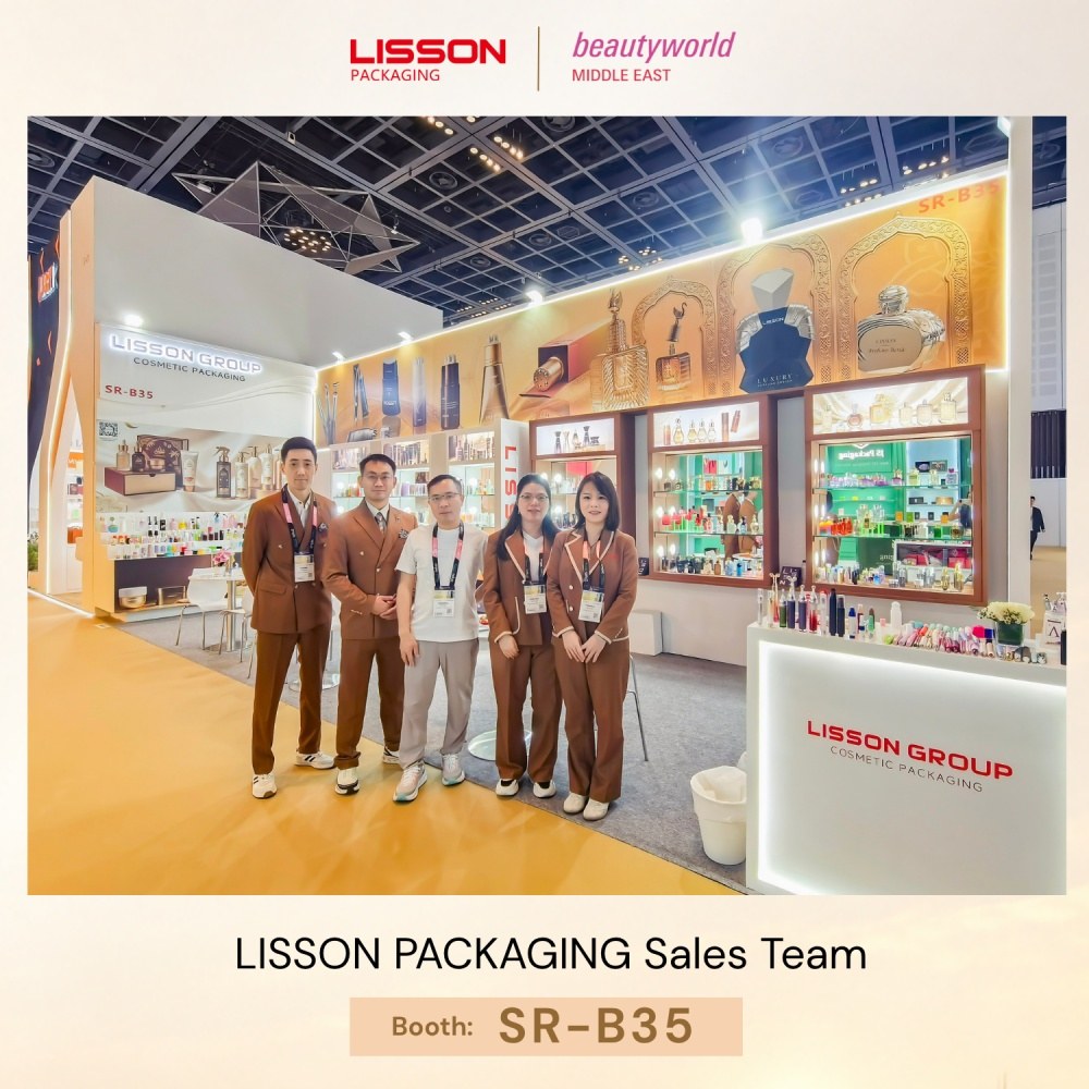 A Lisson Packaging apresenta soluções de embalagens de vidro de luxo na Beautyworld Middle East.