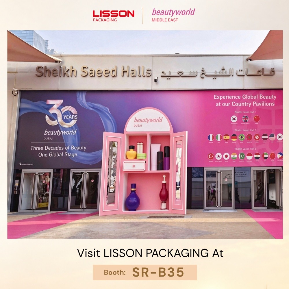Lisson Packaging Showcases Luxury Glass Packaging Solutions at Beautyworld Middle East