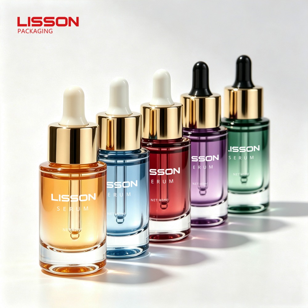O que acontece depois que uma marca de cosméticos aprova uma amostra em frasco de vidro?